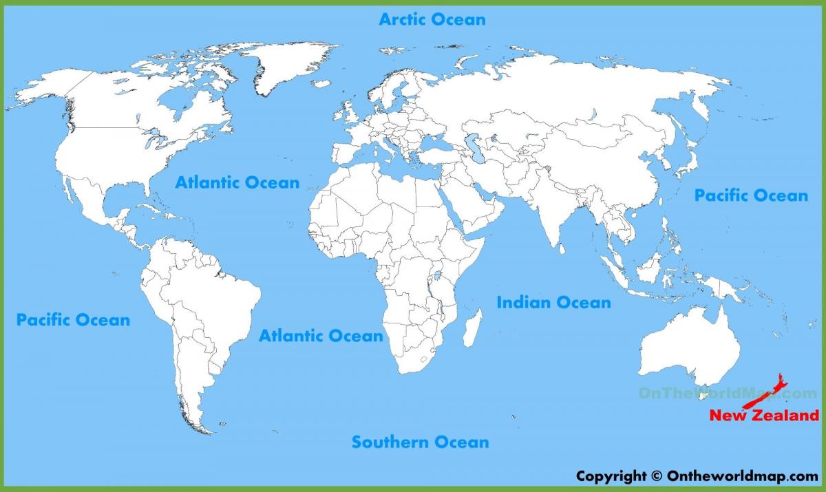 uus-meremaa asukoha kohta world map