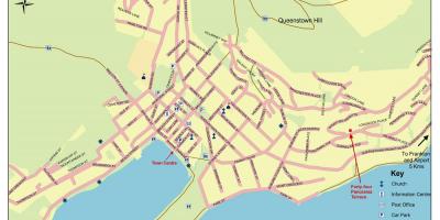 Street kaart, queenstown, uus-meremaa