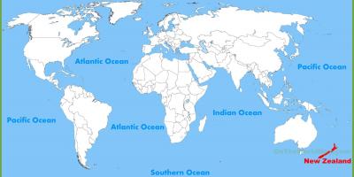 Uus-meremaa asukoha kohta world map
